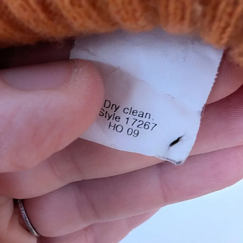 J.Crew Wool Cashmere blend cable knit crew neck sweater size Small